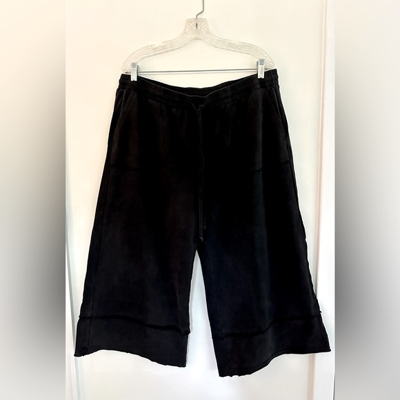 Heyson Wide Leg Crop Washed Fabric Pant Size 2X - Picture 3 of 3